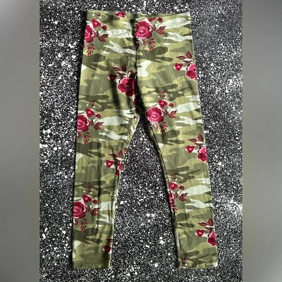 Wonder Nation Leggings Camo/Floral Sz Lg 10/12 - Picture 1 of 5